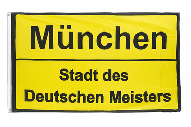 Munich Stadt des Deutschen Meisters - Drapeau 90 x 150 cm