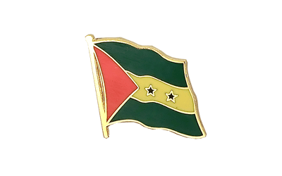 Flaggen Pin Sao Tome & Principe - 2 x 2 cm