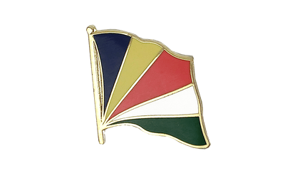 Seychelles Pin's drapeau 2 x 2 cm