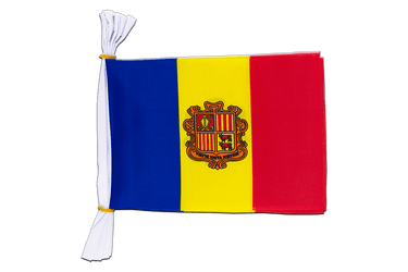 Flag Bunting Andorra - 6x9", 3 m