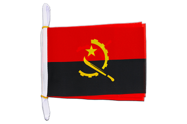 Flag Bunting Angola - 6x9", 3 m