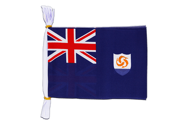 Anguilla Flag Bunting 6x9", 3 m