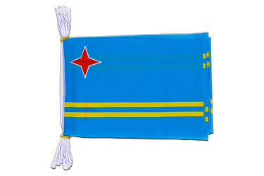 Flag Bunting Aruba - 6x9", 3 m
