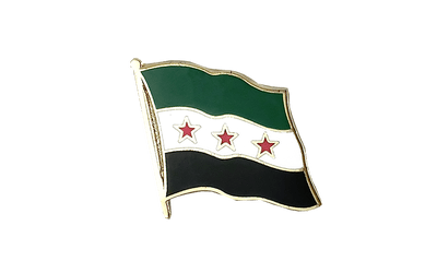 Syrien 1932-1958 Flaggen Pin 2 x 2 cm