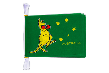 Australien Känguruh Fahnenkette 15 x 22 cm, 3 m