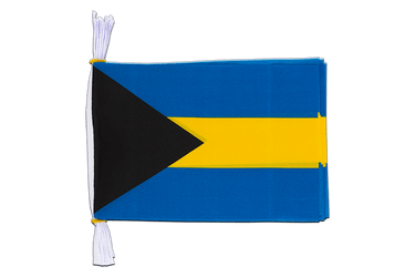 Bahamas Flag Bunting 6x9", 3 m
