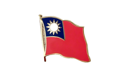 Taiwan Flaggen Pin 2 x 2 cm