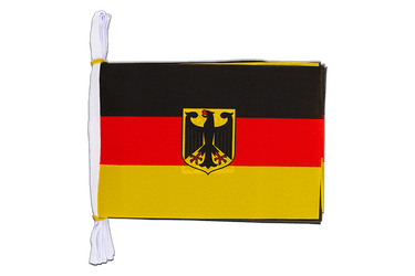 Allemagne Dienstflagge Mini Guirlande fanion 15 x 22 cm, 3 m
