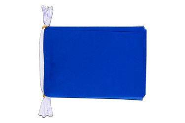 Blaue Fahnenkette 15 x 22 cm, 3 m