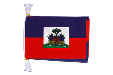 Haiti Flag Bunting 6x9", 3 m