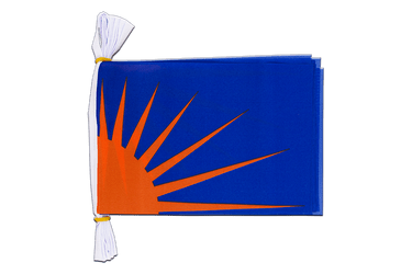 Fahnenkette Sunburst - 15 x 22 cm, 3 m