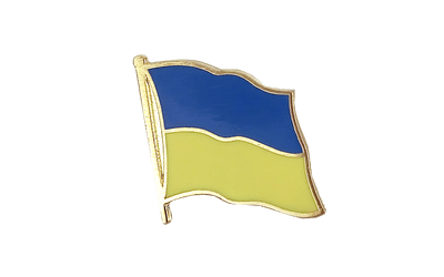 Ukraine Pin's drapeau 2 x 2 cm