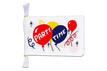 Party Time Flag Bunting 6x9", 3 m
