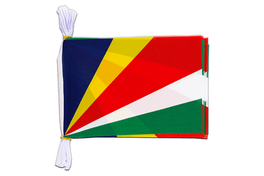 Flag Bunting Seychelles - 6x9", 3 m