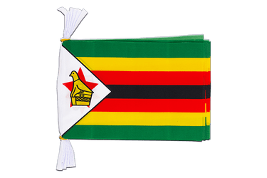 Fahnenkette Simbabwe - 15 x 22 cm, 3 m