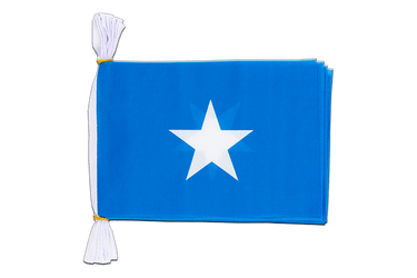 Somalia Fahnenkette 15 x 22 cm, 3 m