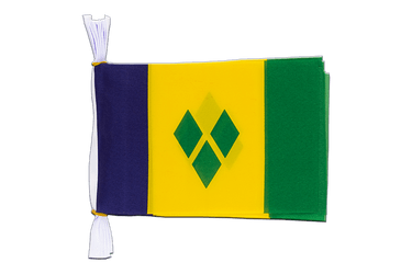 Flag Bunting Saint Vincent and the Grenadines - 6x9", 3 m