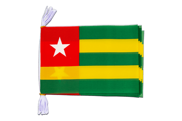 Flag Bunting Togo - 6x9", 3 m