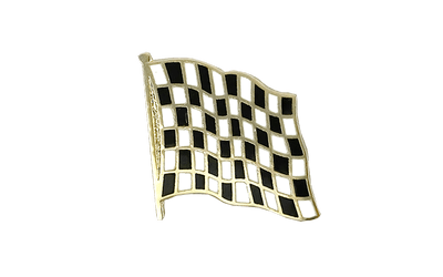 Checkered Flag Lapel Pin