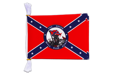 USA Southern United States South will rise again Flag Bunting 6x9", 3 m