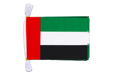 Fahnenkette Vereinigte Arabische Emirate - 15 x 22 cm, 3 m