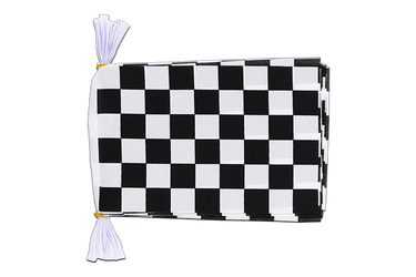 Checkered Flag Bunting 6x9", 3 m