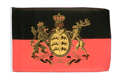 Württemberg Furchtlos und Treu Flagge - 30 x 45 cm