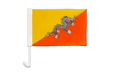 Bhutan Car Flag 12x16"