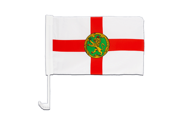Alderney Car Flag 12x16"