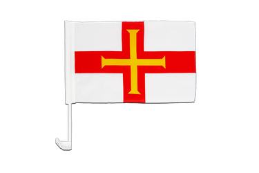 Guernsey Car Flag 12x16"