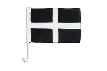 St. Piran Cornwall Autofahne 30 x 40 cm