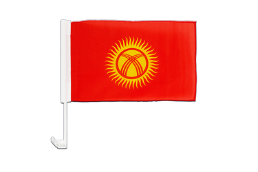 Kirghizistan Drapeau pour voiture 30 x 40 cm