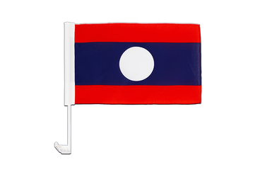 Laos Car Flag 12x16"