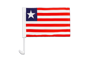 Liberia Car Flag 12x16"