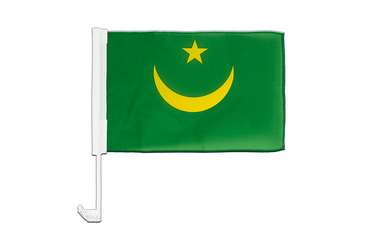 Mauritania Car Flag 12x16"