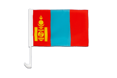 Mongolia Car Flag 12x16"