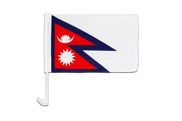 Nepal Car Flag 12x16"