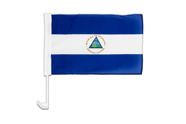 Nicaragua Car Flag 12x16"