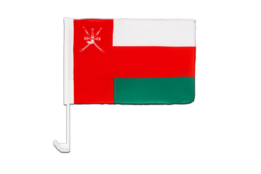 Oman Car Flag 12x16"