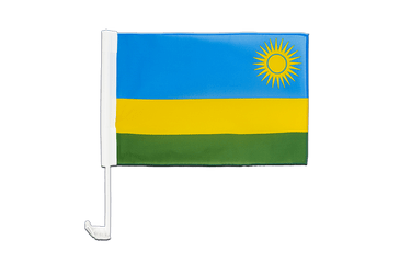Rwanda Car Flag 12x16"