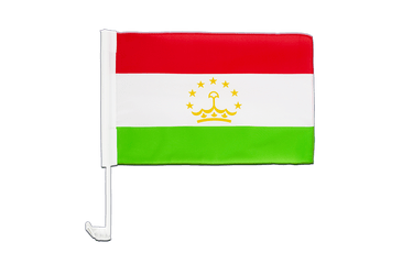 Tajikistan Car Flag 12x16"