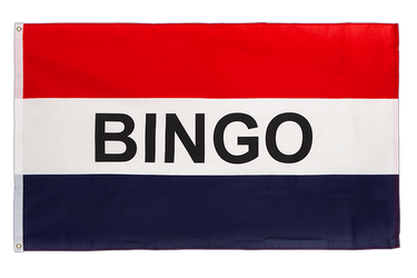 Bingo - Flagge 90 x 150 cm
