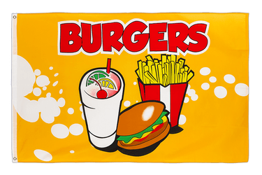 Burgers - 3x5 ft Flag