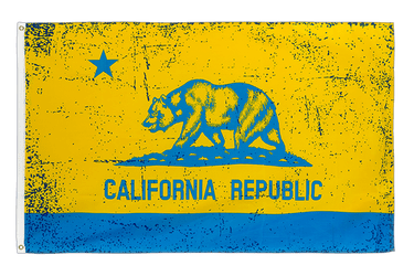 USA California Blue-Gold - 3x5 ft Flag