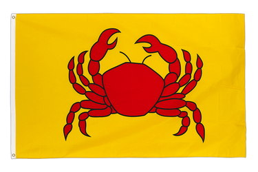 Crabe Drapeau 90 x 150 cm