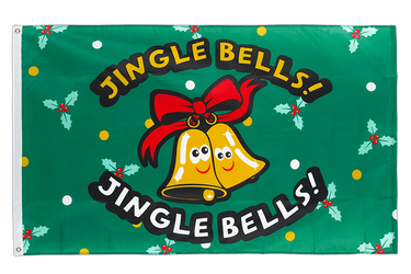 Jingle Bells - Drapeau 90 x 150 cm