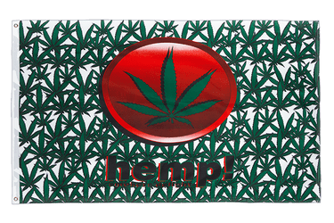 Marijuana Chanvre - Drapeau 90 x 150 cm