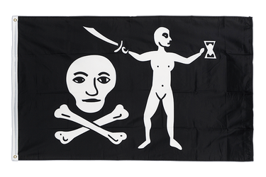 Pirat Dulaien Flagge 90 x 150 cm