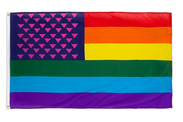 Regenbogen Glory Flagge 90 x 150 cm