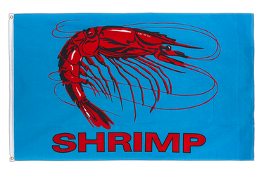 Shrimp blue - 3x5 ft Flag